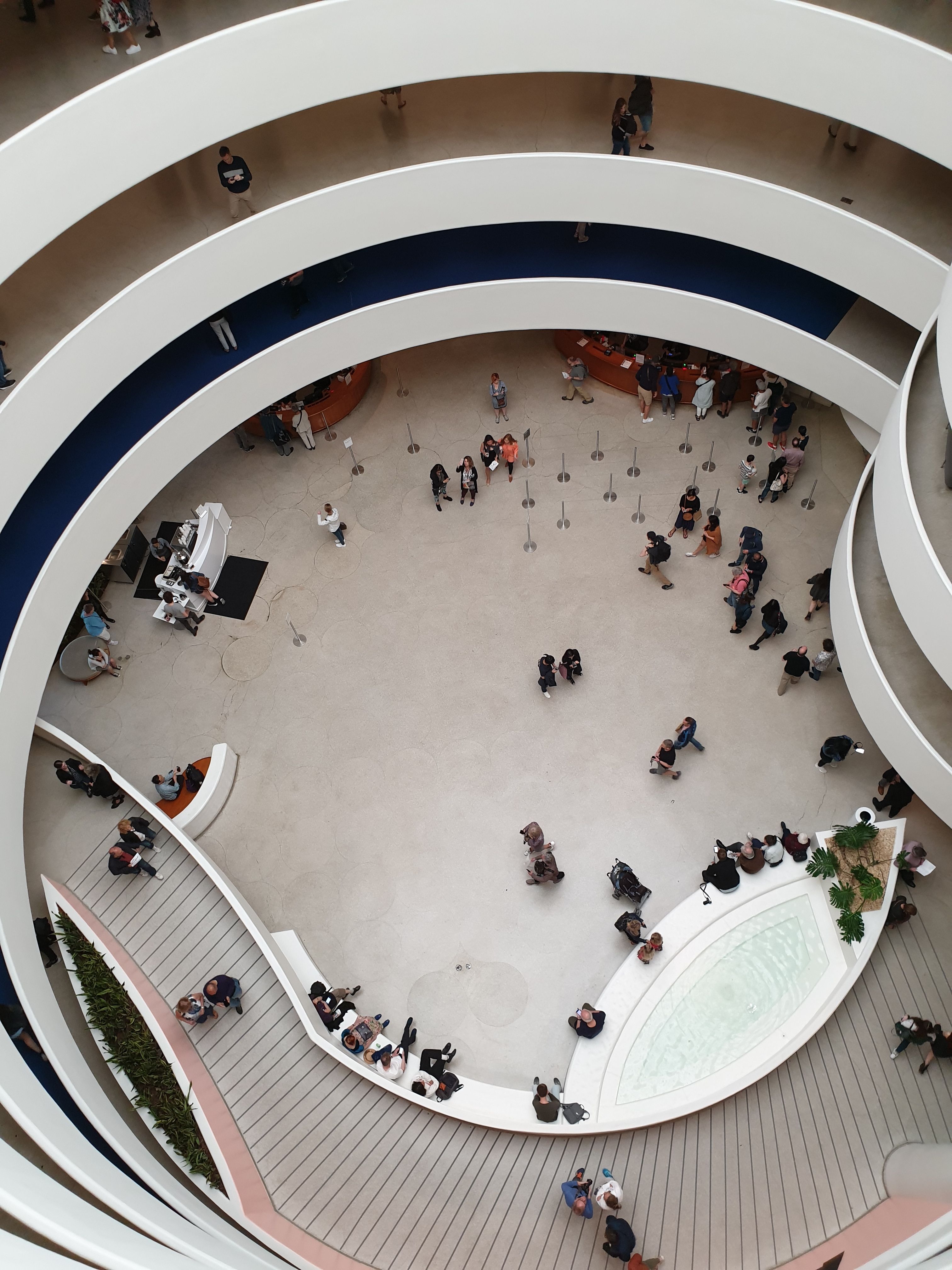 A striking architectural interior